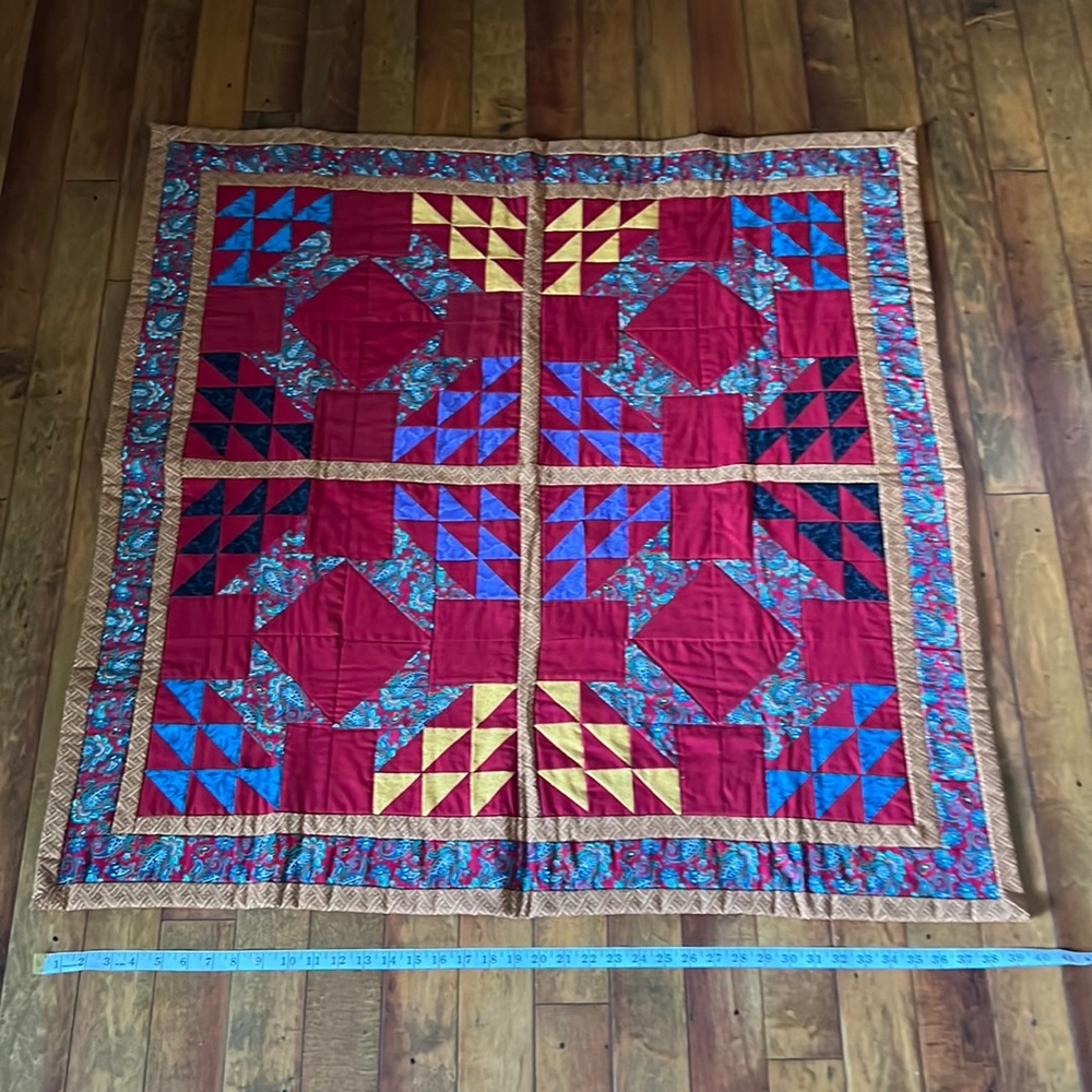 Handmade quilt wall hanging